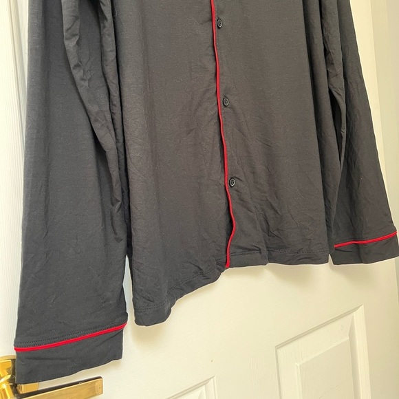 NWT Tommy John Men’s Long Sleeve Button-Down Pajama Top M - Picture 7 of 11